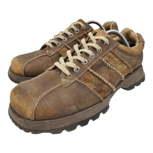 PUMA Scarpe BED STU uomo taglia 12 beige pelle Oxford casual punta quadrata