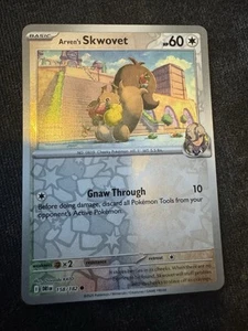 Arven's Skwovet 158/182 Pokemon TCG Sv10: Destined Rivals (Reverse Holo) - Picture 1 of 1