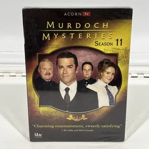 Murdoch Mysteries: Staffel 11 DVD | Brandneu Versiegelt | Eichel TV Schutzhülle - Bild 1 von 3