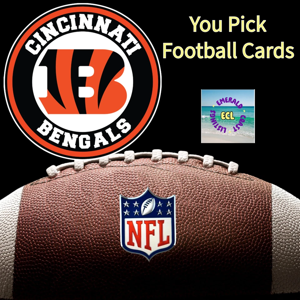Cincinnati BENGALS NFL Football Team Trading Cards (You Pick Your Cards) - Image 1 of 1