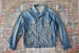 Vintage 60s GWG Kings Faded Blue Denim Trucker Jeansjacke Canada Workwear 42 - Bild 1 von 7