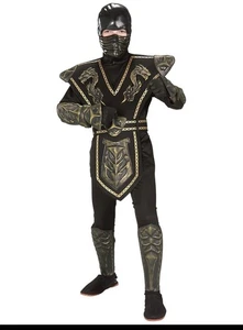 NEW Rubie's Gold Dragon Warrior Ninja Costume Child Size Medium 5-7 yrs - Picture 1 of 9