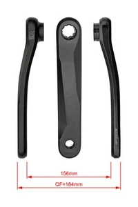 FSA Ebike Chainset CK-745 ISIS 25.7mm Black (165mm) - Picture 1 of 1