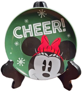 Minnie Mouse Holiday Appetizer Plate Disney Christmas - Bild 1 von 2