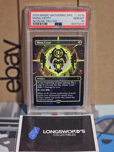 MTG - Mana Crypt Neon Ink Yellow - 17b - PSA 10 - Graded 2023 Ixalan - Picture 1 of 3