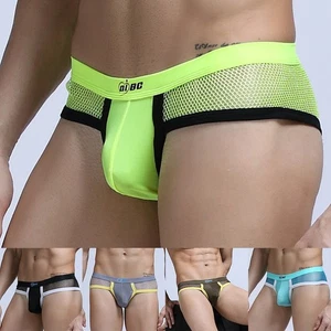 Mesh Breathable Panties Pouch Panties Mesh Underpants Sexy Style Low Waist - Picture 1 of 30