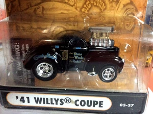 MUSCLE MACHINES 1941 41 WILLYS COUPE STONE WOODS COOK - 1/64 DIECAST 41 WILLYS - Picture 1 of 3