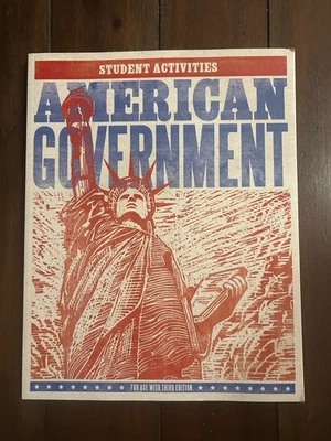 American Government 3rd Edition Textbook Student Activities BJU Press 2014 - Image 1 of 4
