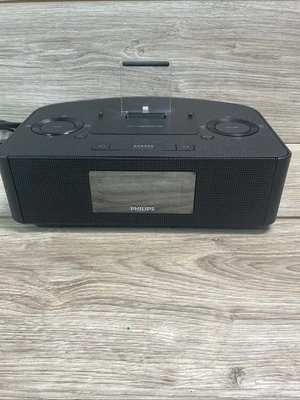 Philips AJ7260d Doble Base Radio Reloj Altavoz iPod iPhone Muy Buen Estado Foto 1 de 4