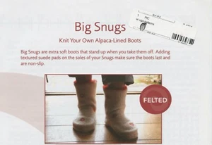 Stivali Big Snugs - Pick Up Sticks maglia modello feltro - uomo e donna - Foto 1 di 2