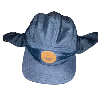 Sombrero de invierno azul nailon/lana con solapa para oreja Wilderness Divisi azul carbón talla L Foto 1 de 4