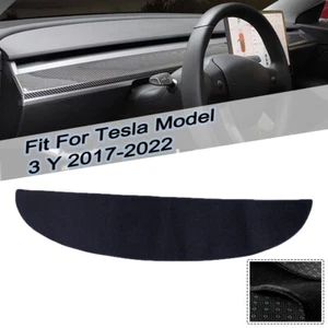 Auto DashMat Cover Dashboard Non-slip Sun Protector For Tesla Model 3Y 2017-2022 - Picture 1 of 9