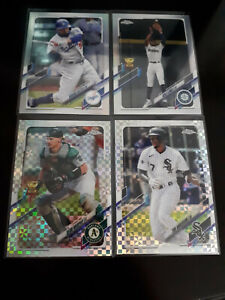 2021 Topps Chrome Inserts and Refractor Parallels and Platinum You Pick
