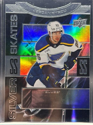 2023-24 Upper Deck Extended Series Jordan Kyrou Silver Skates #SS-29 STL Blues - Image 1 of 2