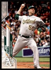 2020 Topps Series 1 Base #212 Mike Fiers - Oakland Athletics