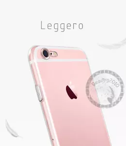 CUSTODIA COVER PER Apple iPhone 7 plus e 8 plus SLIM TRASPARENTE morbido TPU - Foto 1 di 3