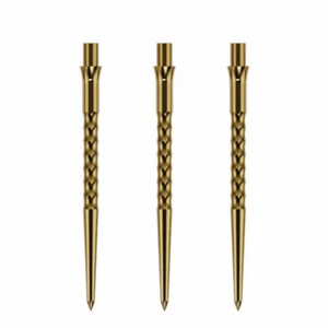 Caliburn Evo Replacement Dart Points. Ripple No Lip. 36mm Gold - Picture 1 of 1
