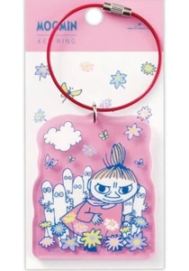 Moomin Valley acrylic key holder ring Little My bag charm Hallmark red - Picture 1 of 3