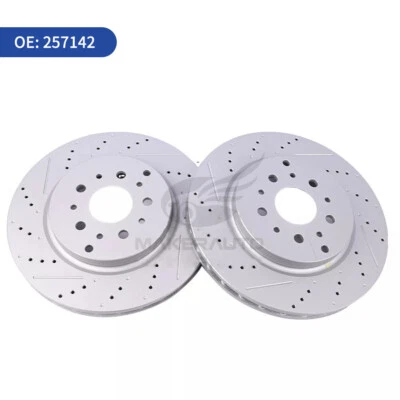 2 piezas para rotores de freno traseros Maserati Granturismo GT #257142 venta caliente stock en EE. UU. Foto 1 de 4