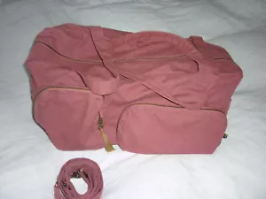 No 74 Weekend Multi Bag XL Tasche Dusty Rose Canvas NP ca 140 € - Bild 1 von 6