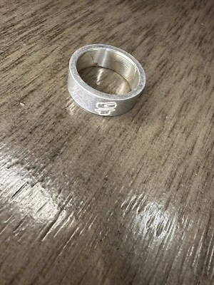 Fone de Ouvido GT Prata Bicicleta Espaçador de Haste 10mm 1 Polegada Alumínio 25.4 Fones de Ouvido - Imagem 1 de 4