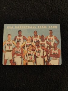 1992 Skybox USA basketball team card Michael Jordan Barkley bird  Pippin NM/MT