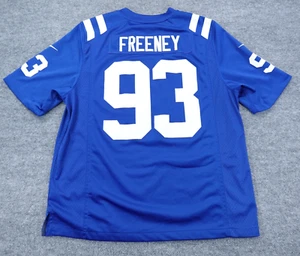 Dwight Freeney Jersey Mens XL Blue Indianapolis Colts Nike Football On Field #93 - Picture 1 of 15