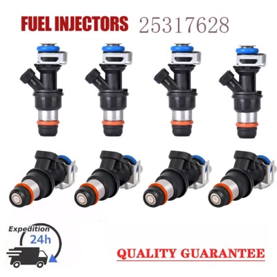8 pcs Upgrade Fuel Injectors for 2000-2006 Chevrolet Suburban 2500 6.0L 25317628 - Изображение 1 из 4