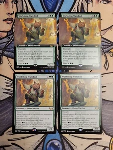 4x Workshop Warchief (2 are Extended Art) - NM/M SNC MTG Magic - Picture 1 of 1