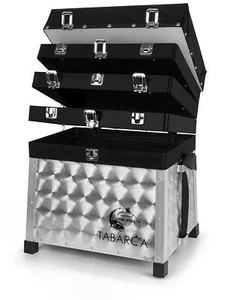 Angelbox Sitzkiepe Aluminium Angeltasche Angelkiste Sitzfunktion AluGerätekoffer - Bild 1 von 9