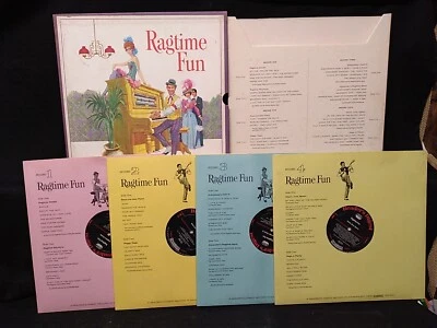 Ragtime Fun 4 x Vinyl LP box set Reader's Digest RDA 70-A 1968 - Image 1 of 4
