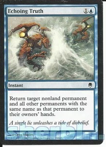 Magic the Gathering TCG ACERO OSCURO Ecoing Verdad Instantáneo Azul 21/165 - Imagen 1 de 1