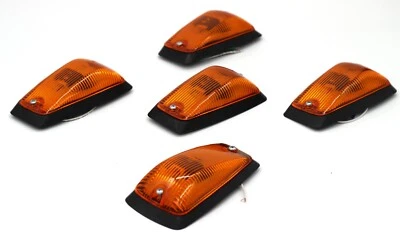 Set of 5 Roof lights with bulbs for Chevy Suburban Kodiak Amber - Image 1 of 4
