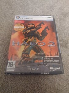 HALO 2 - PC DVD - 2007 MICROSOFT BUNGIE - SPARTAN-117 MASTER CHIEF - NEW SEALED!