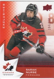 Tarjeta # 61 2020 UD TEAM CANADÁ WOMEN..Sarah Nurse..exclusivas../250.. - Imagen 1 de 3