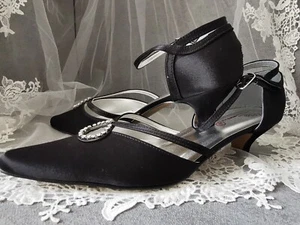NEU, Schuh festlich Jugendweihe Konfirmation Abiball elegant, schwarz, Glitzer - Bild 1 von 1