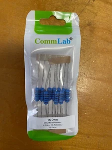 10 Stück Comm Lab 1k Ohm Metallfilm Widerstände - Bild 1 von 4