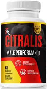 Citralis Male Health and Performance Booster Pills 60ct - Picture 1 of 8