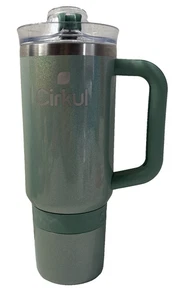 Cirkul Becher 40oz All-Day StrawSip Edelstahl Grün - Bild 1 von 9
