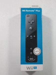 CONTROLLER WIIMOTE +WII MOTION PLUS BLACK EUR OCCASION - Imagen 1 de 7