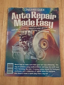 Auto Repair Made Easy Consumer Guide 1978 Illustrated DIY Manual - Picture 1 of 7