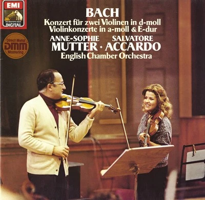 BACH Violin Concertos ANNE-SOPHIE MUTTER ACCARDO English ChO EMI Digital 1983 - Image 1 of 3
