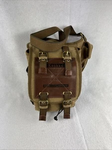 Borsa messenger in tela da officina Kaukko tracolla tracolla tracolla zaino viaggio - Foto 1 di 6