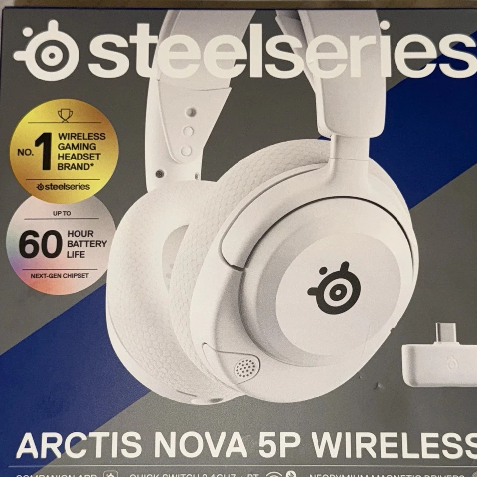 SteelSeries Arctis Nova 5P Wireless Gaming Headset - New - Image 1 of 1