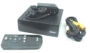 (AW) REPRODUCTOR MULTIMEDIA ROKU MODELO N1050 VINTAGE TRANSMISOR FUENTE DE ALIMENTACIÓN REMOTA CABLES AVCABLES - Imagen 1 de 2