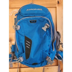 Dakine Heli Pro DLX Snowboard Ski Backpack Blue Hiking Bag Back Support Pack - Picture 1 of 9