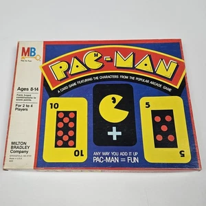 Milton Bradley Pac-Man Kartenspiel - Komplett Vintage 1982 Mathe Spaß  - Bild 1 von 5