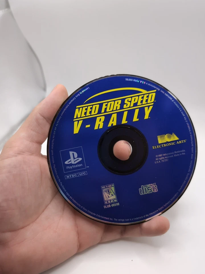 Disco Need for Speed V-Rally PlayStation 1 PS1 solo probado sin arañazos funcionando Foto 1 de 1