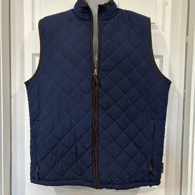 Field Stream Men’s XL Blue Full Zip Quilted Lightweight Vest - Image 1 of 4