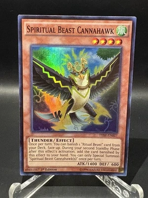 Spiritual Beast Cannahawk THSF-EN027 Super Rare 1st Edition NM Yugioh - Image 1 of 2